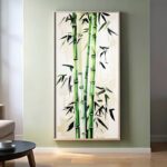 Minimalist Bamboo Forest - Huge Paint by Number Kits