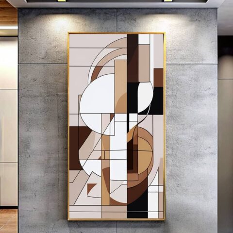 Modern Abstract Geometric - XXL Paint by Numbers