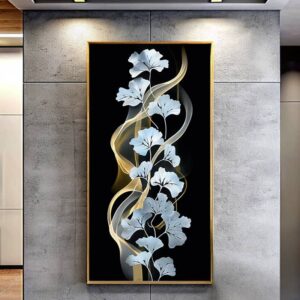 Mystic Ginkgo Leaves - Large Paint by Number Kits for Adults