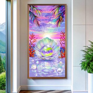 Mystical Pearl Shell - Big Paint by Numbers for Adults
