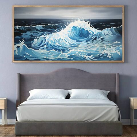 Ocean Waves Power - Large Paint by Number Kit