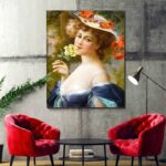 Portrait of a Lady by Emile Vernon - Famous Paint by Numbers