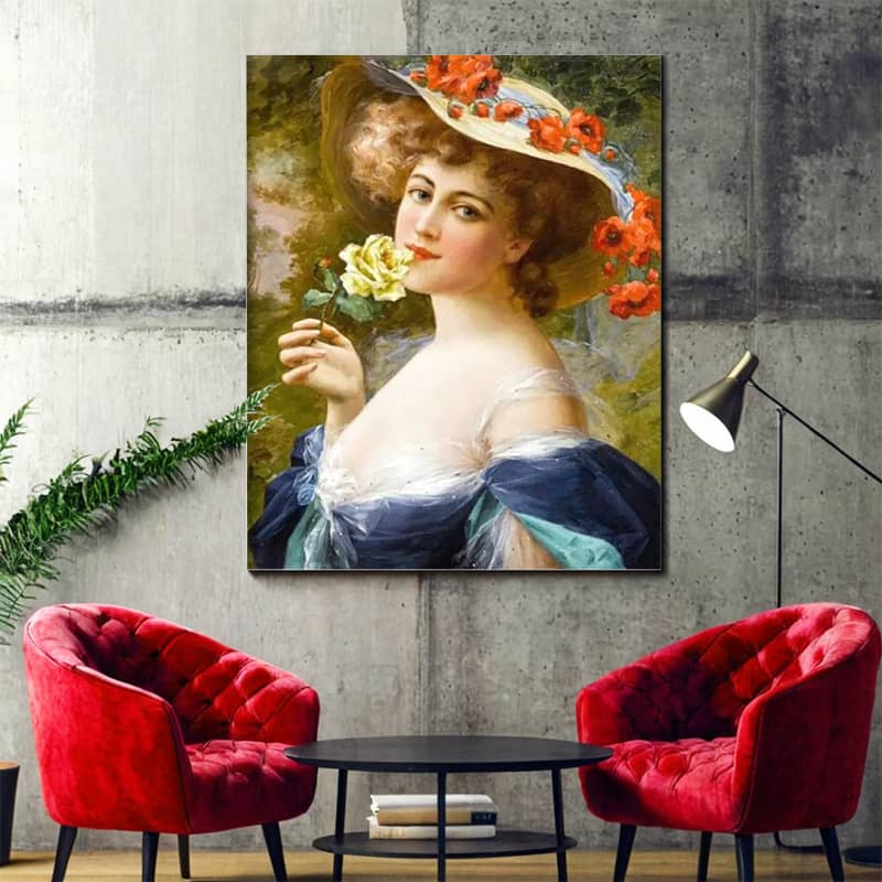 Portrait of a Lady by Emile Vernon - Paint by Numbers