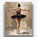 The Ballerina Poise - Painting by Numbers Kit