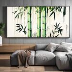 The Bamboo Grove - Extra Large Paint by Number Kits