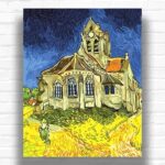 The Church at Auvers by Vincent van Gogh 1890 - Paint by Numbers Kit