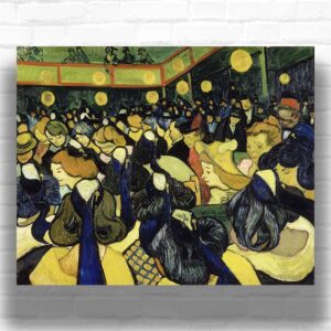 The Dance Hall in Arles by Vincent van Gogh 1888 - Paint by Numbers