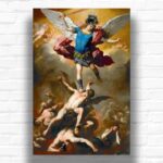 The Fall of the Rebel Angels by Luca Giordano 1666 - Famous Art Paint by Numbers
