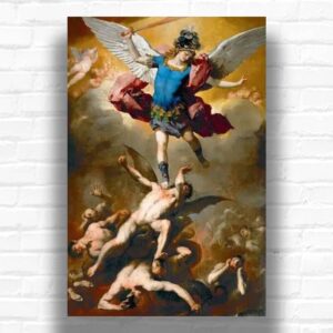 The Fall of the Rebel Angels by Luca Giordano 1666 - Famous Art Paint by Numbers
