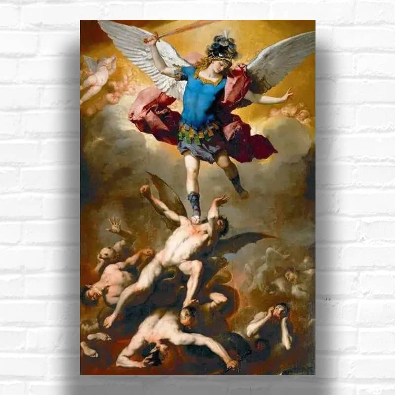The Fall of the Rebel Angels by Luca Giordano 1666