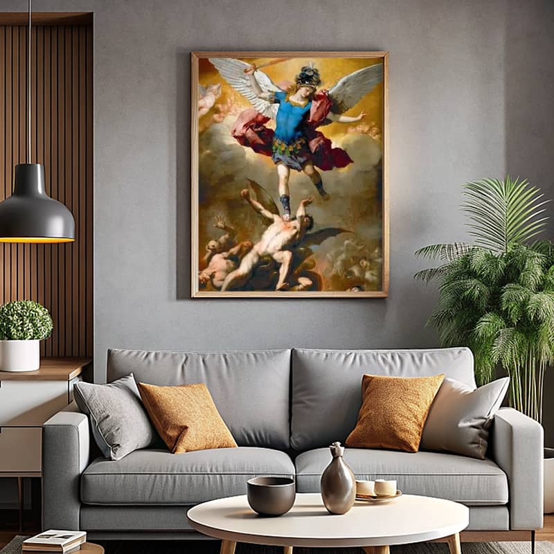 The Fall of the Rebel Angels by Luca Giordano 1666 - Paint by Numbers