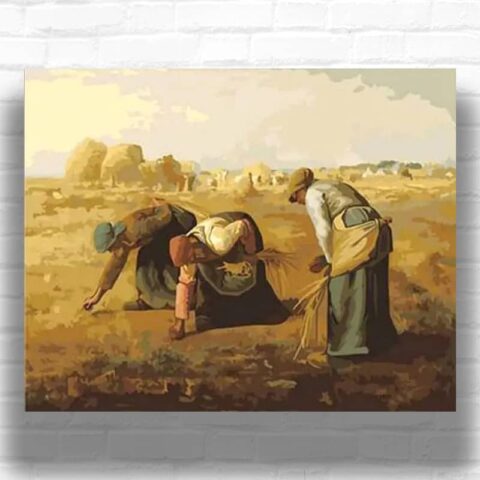 The Gleaners by Jean Francois Millet 1857 - Famous Paint by Numbers
