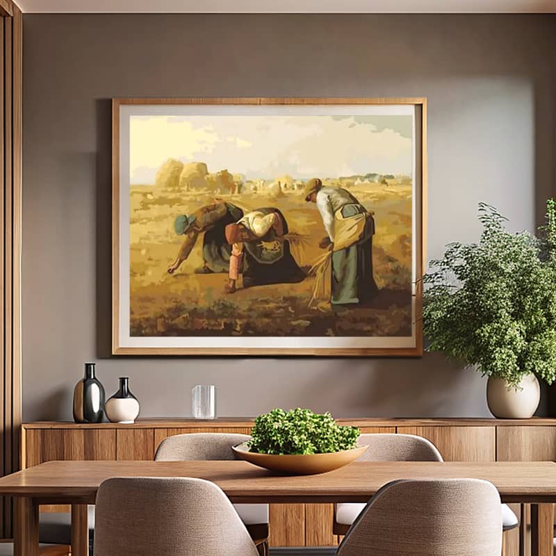 The Gleaners by Jean Francois Millet 1857 - Paint by Numbers