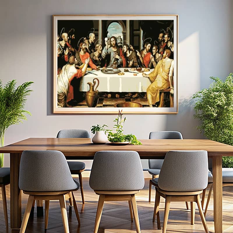 The Last Supper by Vicente Juan Masip 1562 - Paint by Numbers