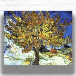The Mulberry Tree by Vincent van Gogh 1890 Paint by Numbers - Most Famous Art