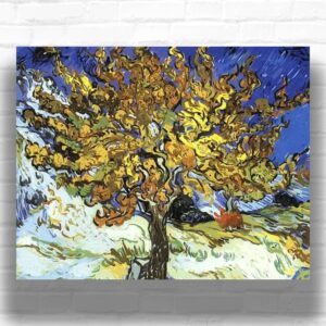 The Mulberry Tree by Vincent van Gogh 1890 Paint by Numbers - Most Famous Art