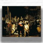The Night Watch by Rembrandt van Rijn 1642 - Famous Artwork Paint by Numbers