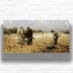 The Sand Digger by Alfred Kowalski Paint by Numbers Kit - Classic Labor Art