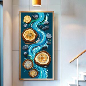 Tranquil Stream - Large Canvas Paint by Numbers