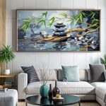 Zen Stone Balance - Extra Large Paint by Numbers for Adults