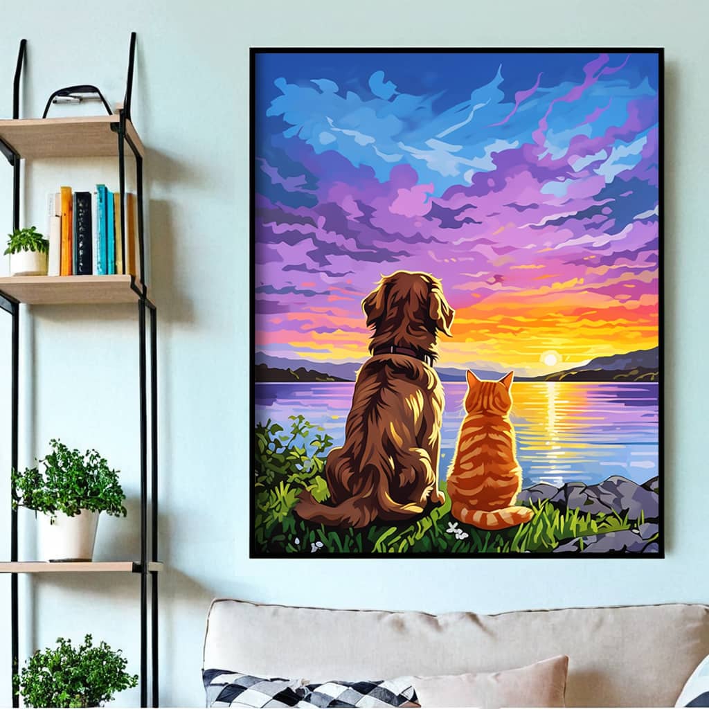 Best Friends Pets - Paint by Numbers Kit