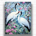 Couple of Sandhill Cranes - Paint by Numbers