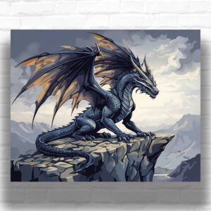 Mountain Dragon - Painting by Numbers Kit for Adults