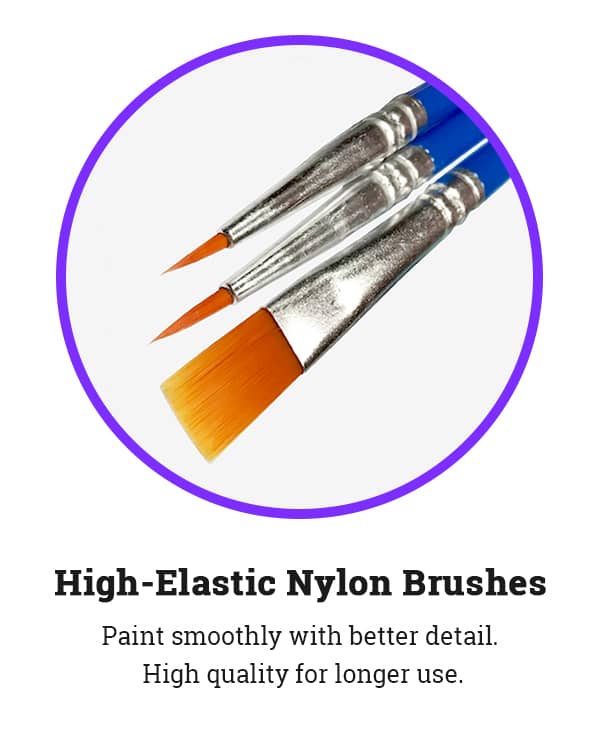 High-Elastic Nylon Brushes