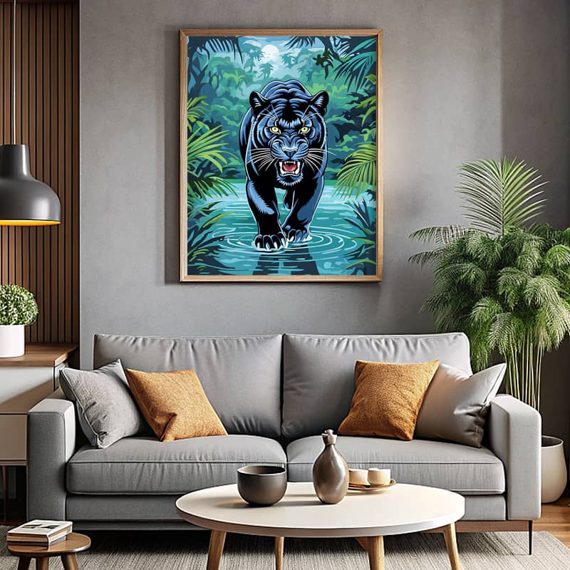 Black Panther - Paint by Numbers