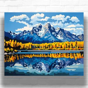 Grand Teton National Park U.S - Paint by Numbers Kit