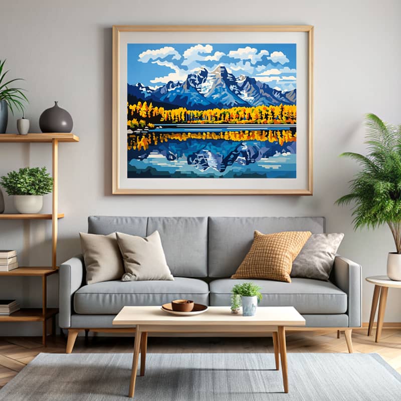 Grand Teton National Park U.S - Paint by Numbers