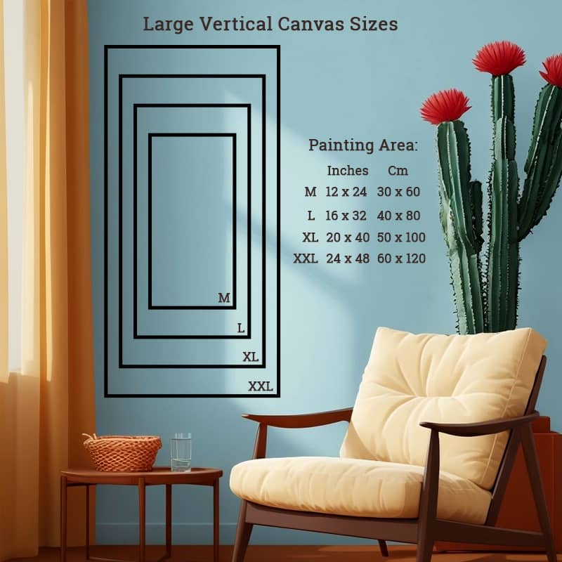 Large Vertical Canvas Sizes