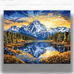 Mount Baker at Sunrise - Paint by Numbers Kit