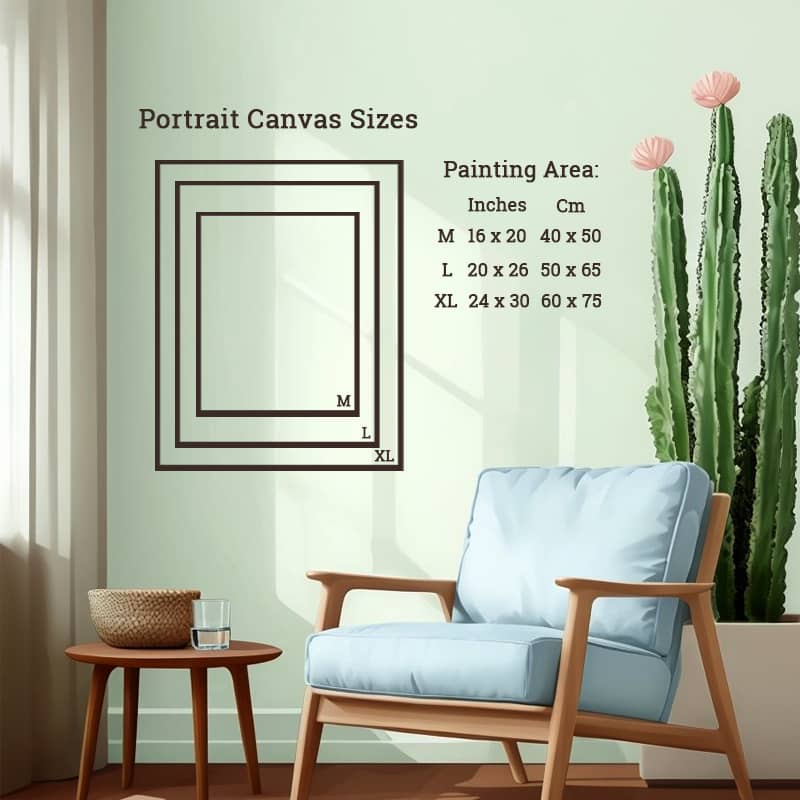 Portrait Canvas Sizes