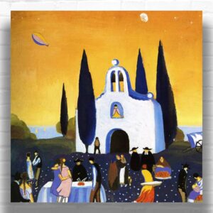 Romeria Pilgrimage by Salvador Dali Paint by Numbers - Famous Expressionism Art