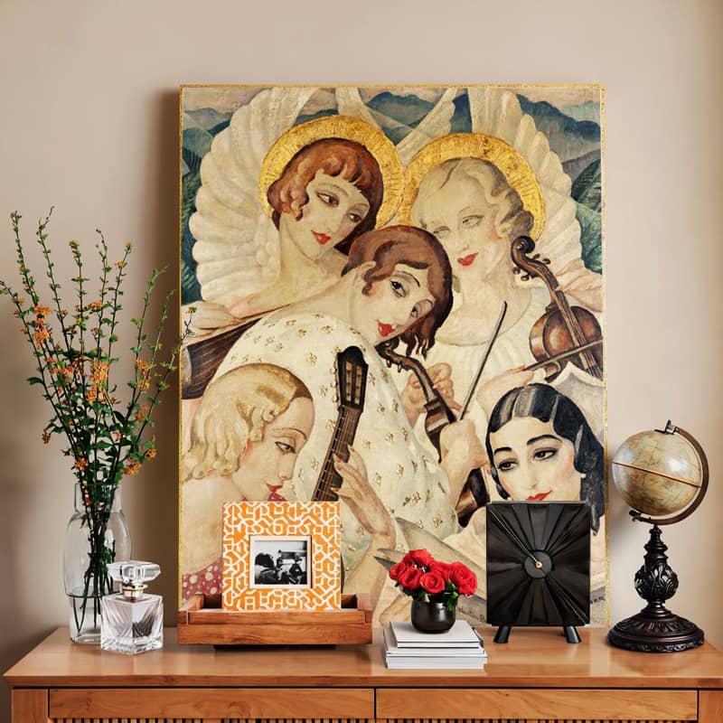 A Johan Sebastian Bach Humblement by Gerda Wegener - Paint by Numbers Kit