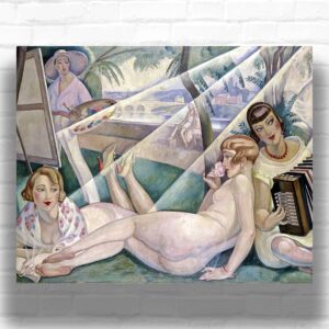 A Summer Day by Gerda Wegener Paint by Numbers - Nude Art Deco