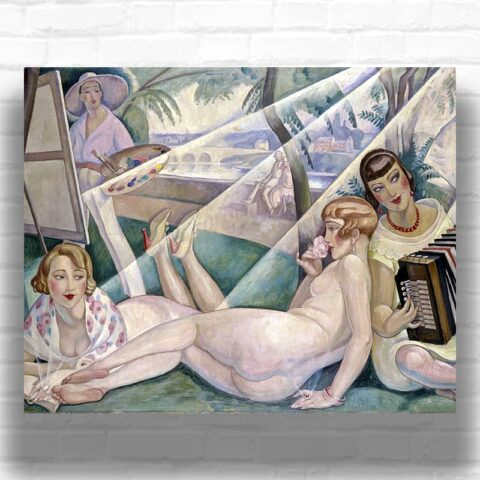 A Summer Day by Gerda Wegener Paint by Numbers - Nude Art Deco