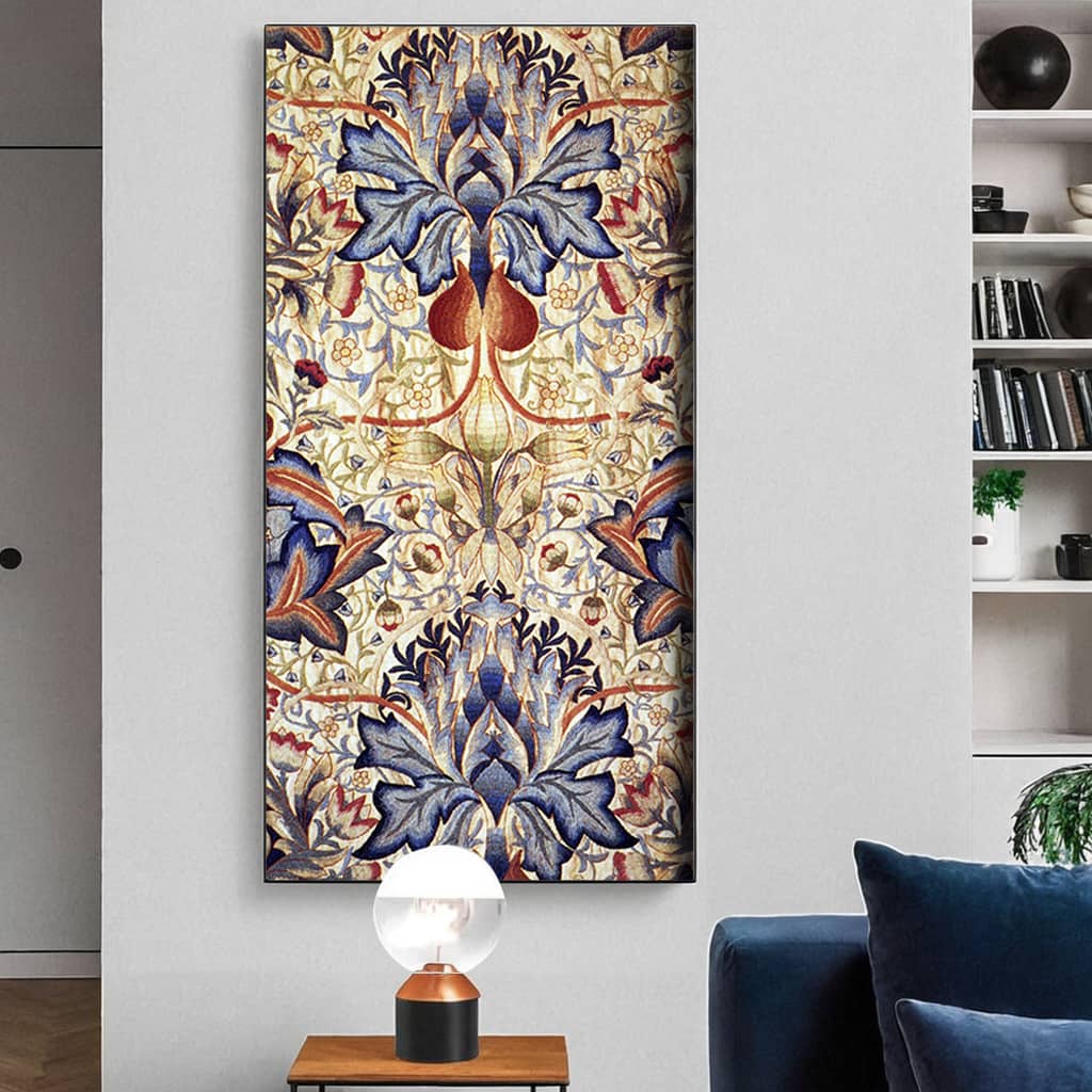Artichoke by William Morris Paint by Numbers Kit - Large Floral Canvas Art
