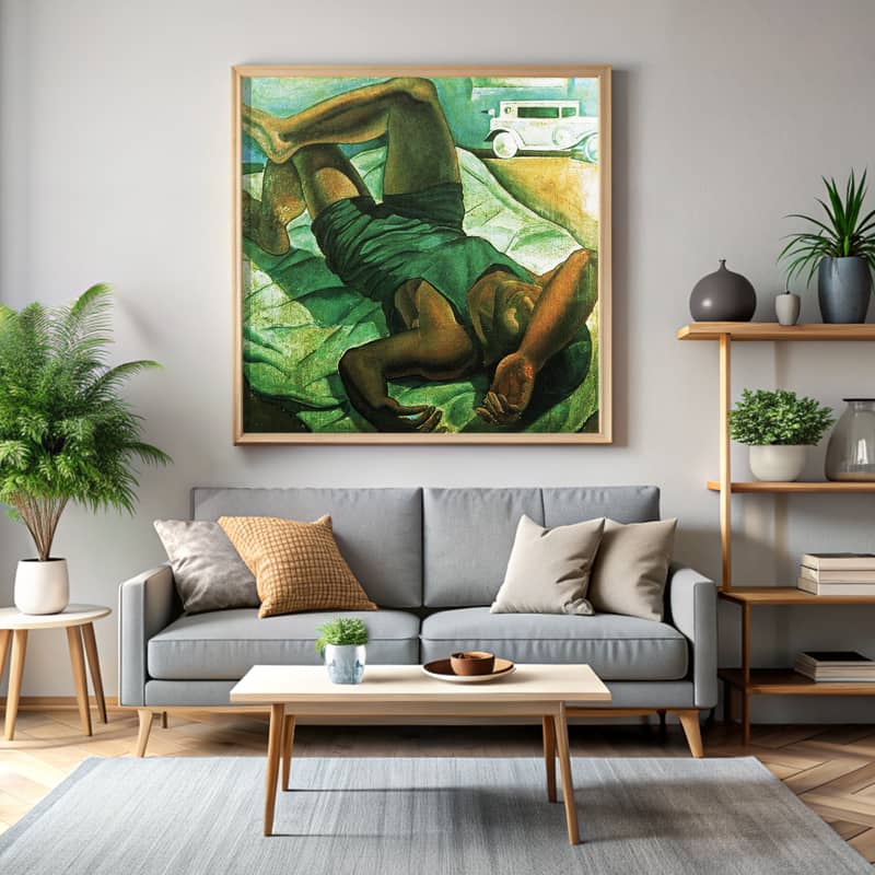 Bather by Salvador Dali Paint by Number – Early Cubism Artwork