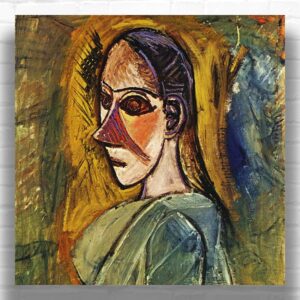 Bust of Young Woman from Avignon by Pablo Picasso Paint by Numbers - Famous Art