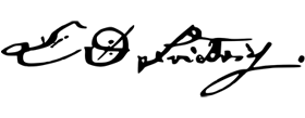 Caspar David Friedrich Signature
