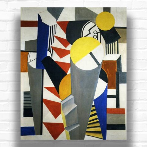 Composition by Fernand Leger Paint by Numbers - Geometric Abstract Art