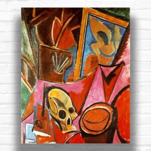 Composition with Skull by Picasso Paint by Numbers - Early Cubism Still Life