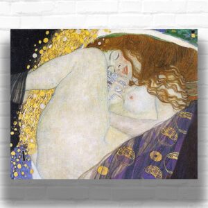 Danae by Gustav Klimt Paint by Numbers Kit - Famous Nude Art