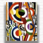 Discs by Fernand Leger Paint by Numbers Kit - Geometric Colorful Abstract Art