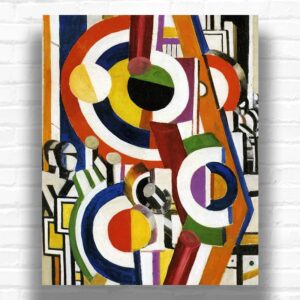 Discs by Fernand Leger Paint by Numbers Kit - Geometric Colorful Abstract Art