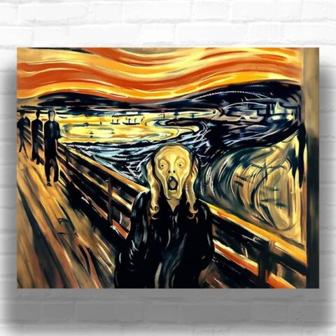 Edvard Munch The Scream Paint by Number - Most Popular Art