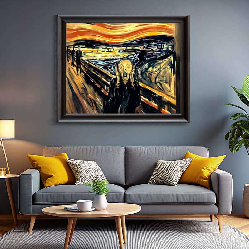 Edvard Munch The Scream Paint by Numbers - Most Popular Art