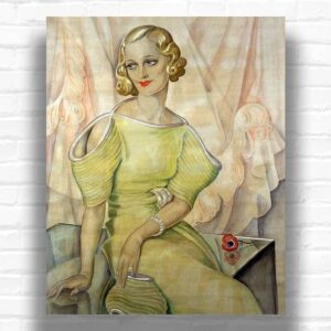 Eva Heramb by Gerda Wegener Paint by Numbers - Art Deco Portrait